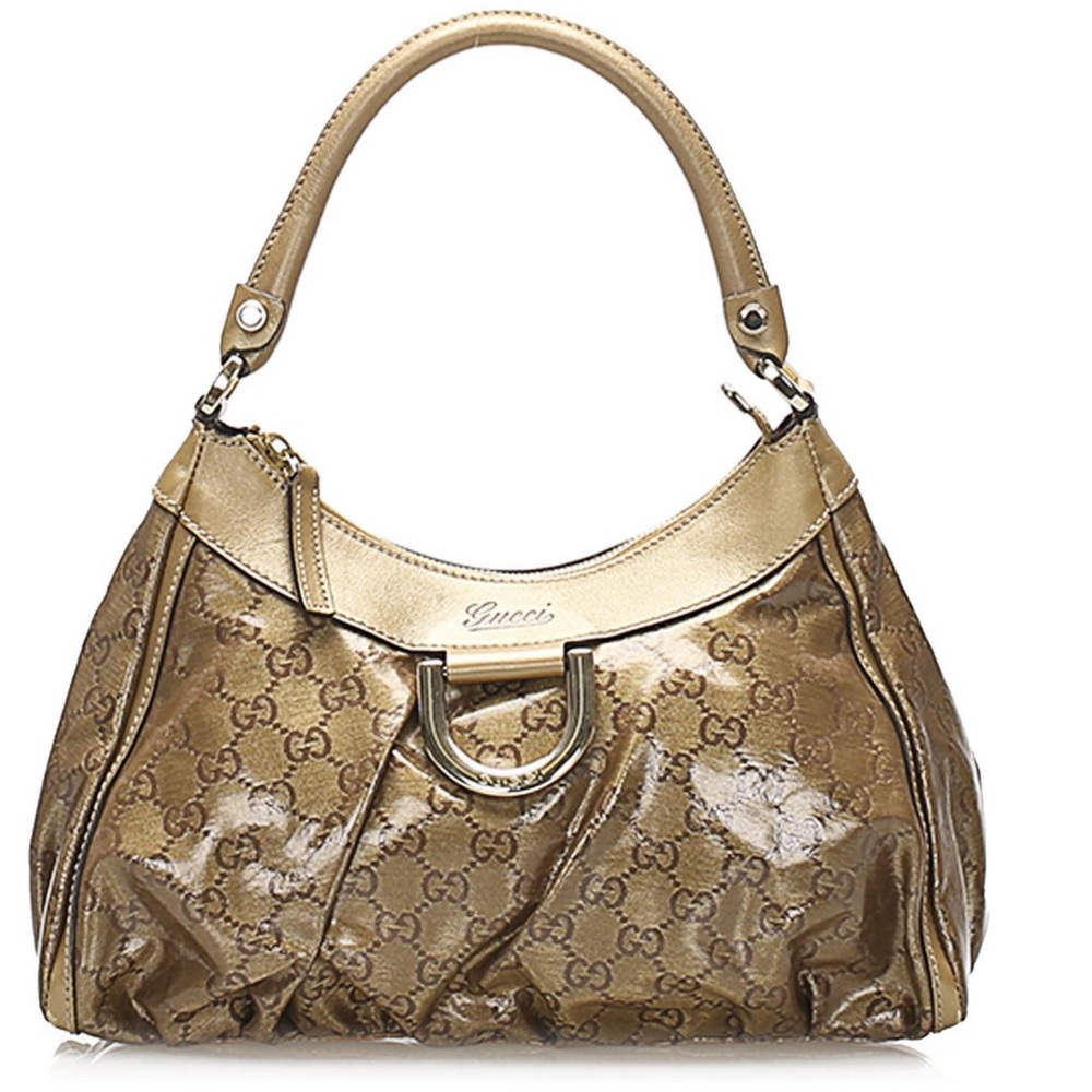 Gucci GG Crystal Abbey D-Ring Shoulder Bag